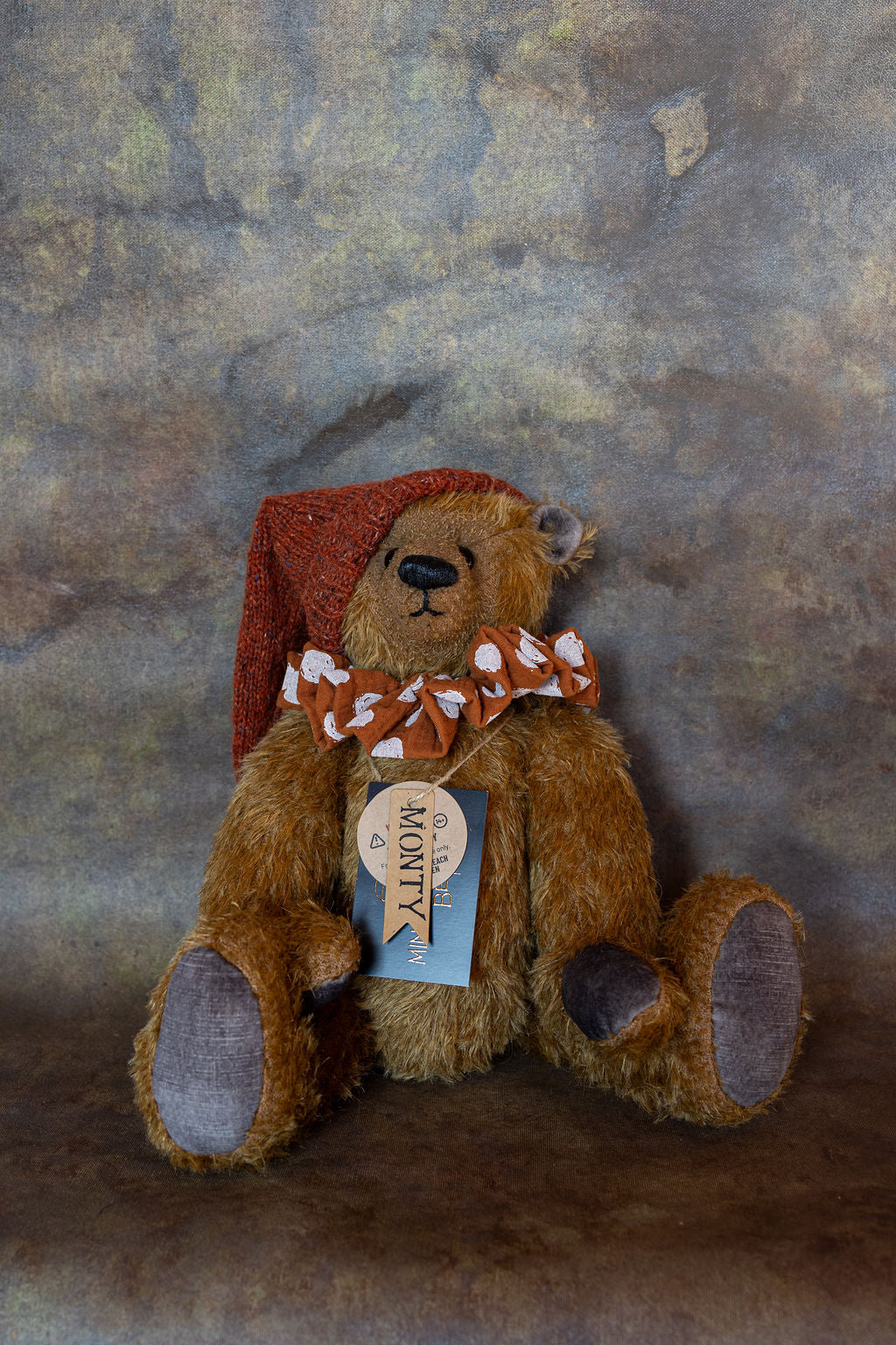 Handmade Heirloom Bear - Monty