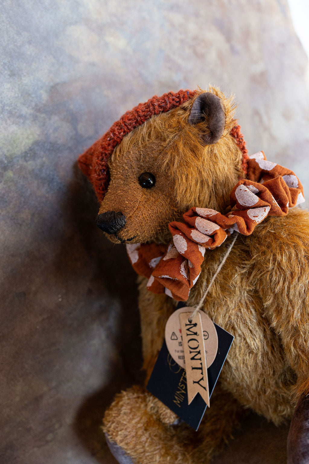 Handmade Heirloom Bear - Monty