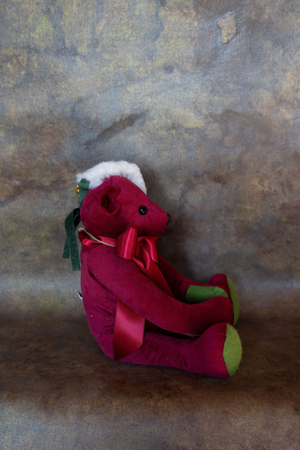 Handmade Heirloom Bear - Ruby