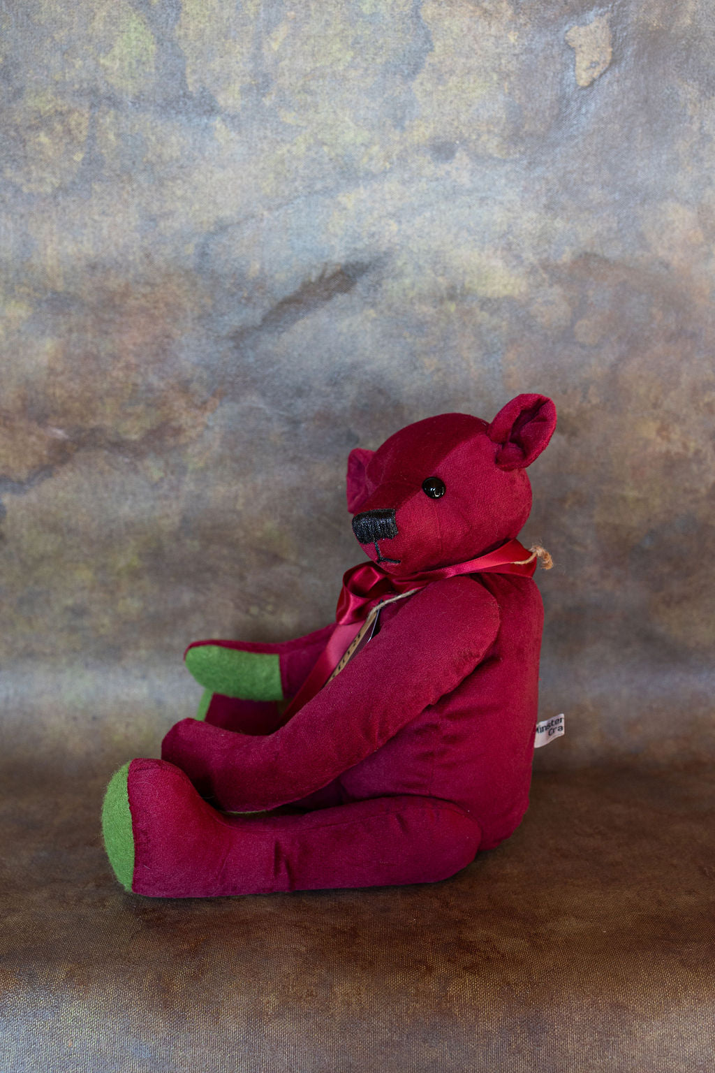 Handmade Heirloom Bear - Ruby
